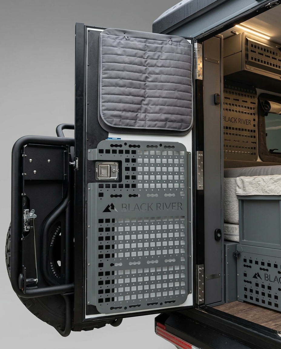 Driver's Side Rear Interior Door MOLLE Panel by Black River